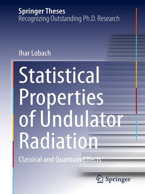 cover image of Statistical Properties of Undulator Radiation